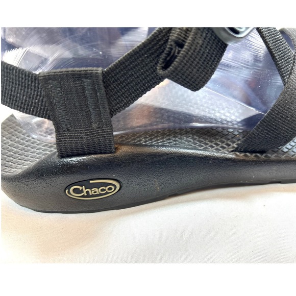 Chaco Z/1 Adjustable Classic Strap Black Sandals for Men Sz 10 Orthotic Support - Picture 11 of 14
